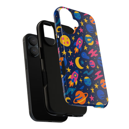 Vibrant 3D Space Theme Protective Phone Case for Trendsetters and Creatives Stylish Protection Compatible with iPhone 13, 14, 15 & 16 – all models including Pro, Pro Max & Plus