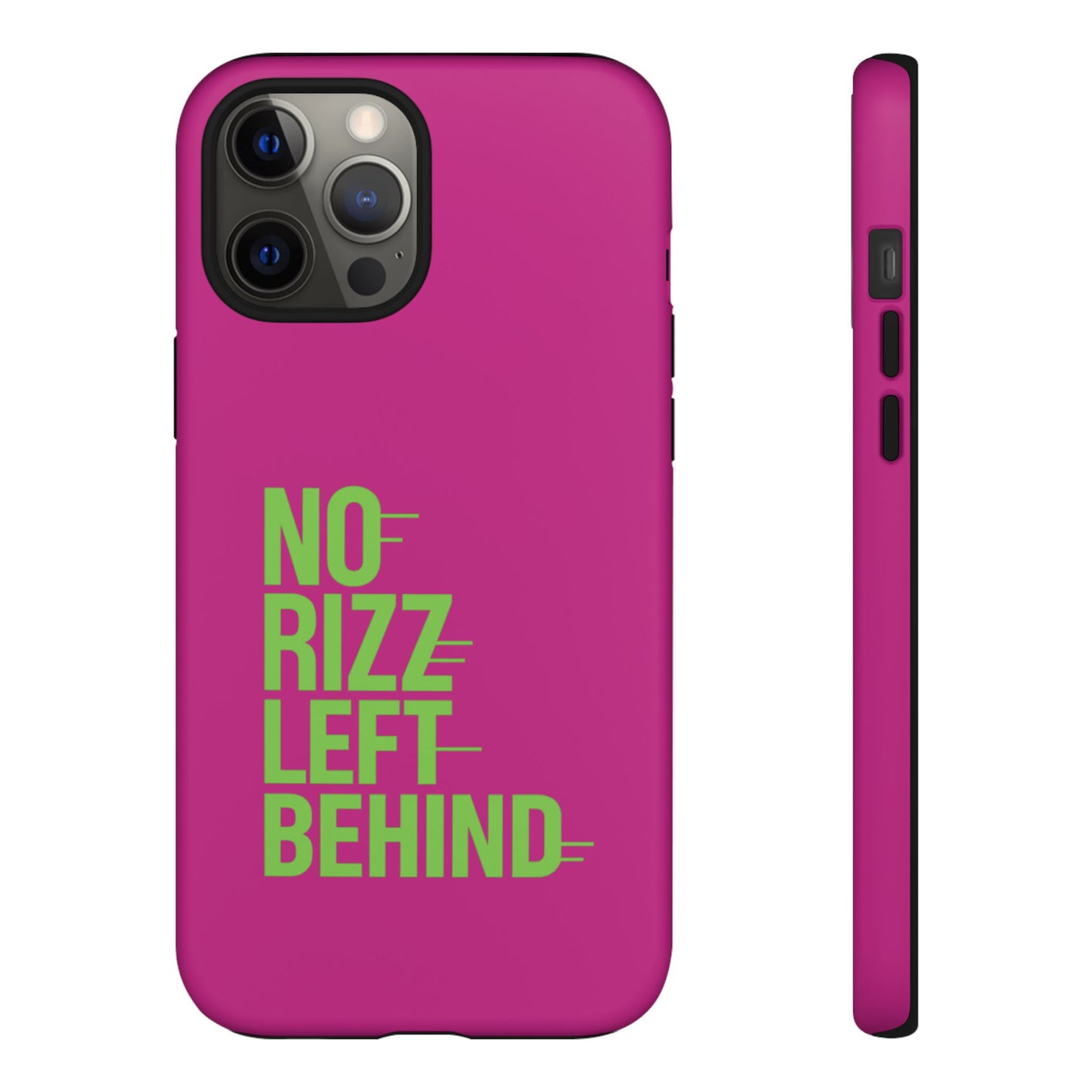 tough cases - no rizz left behind phone case for ultimate protection and style