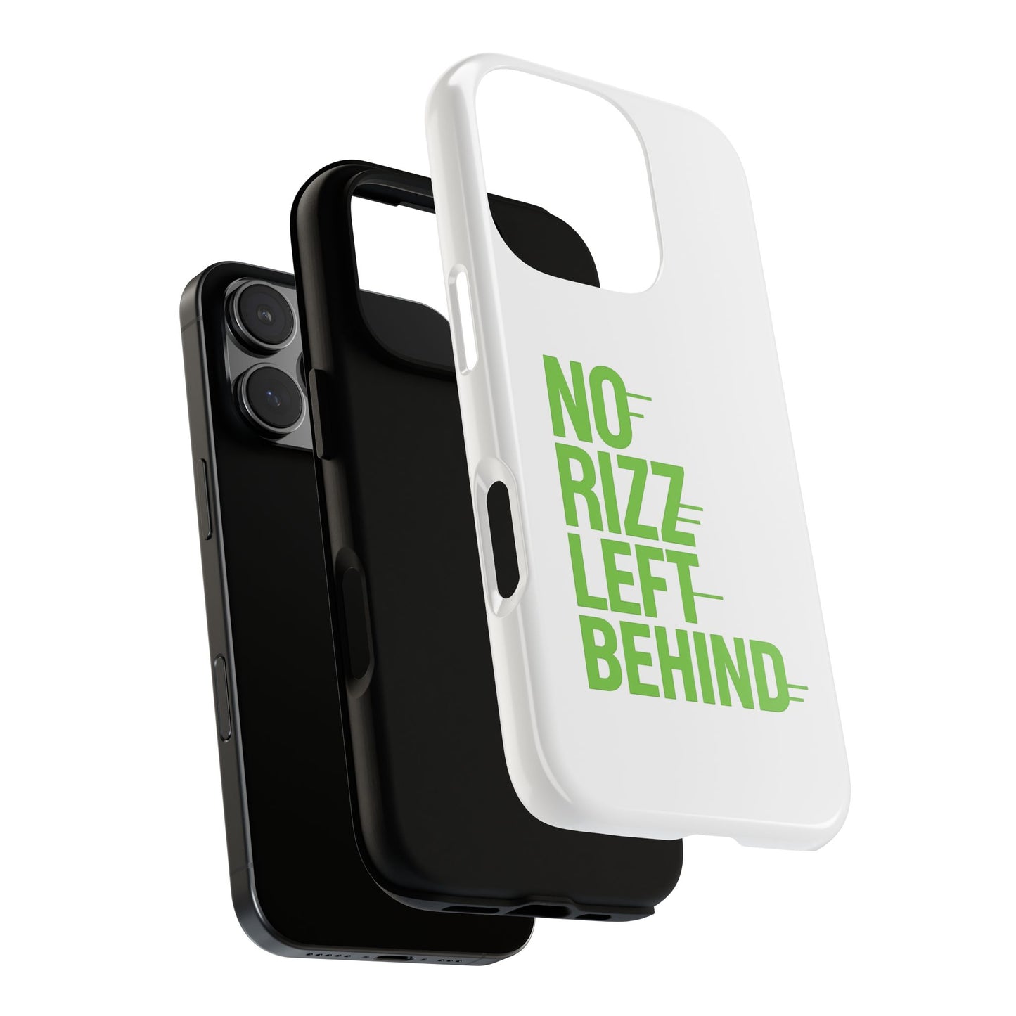 copy of tough cases - no rizz left behind phone case for ultimate protection and style, impact-resistant, dual layer, vibrant design, perfect gift for adults