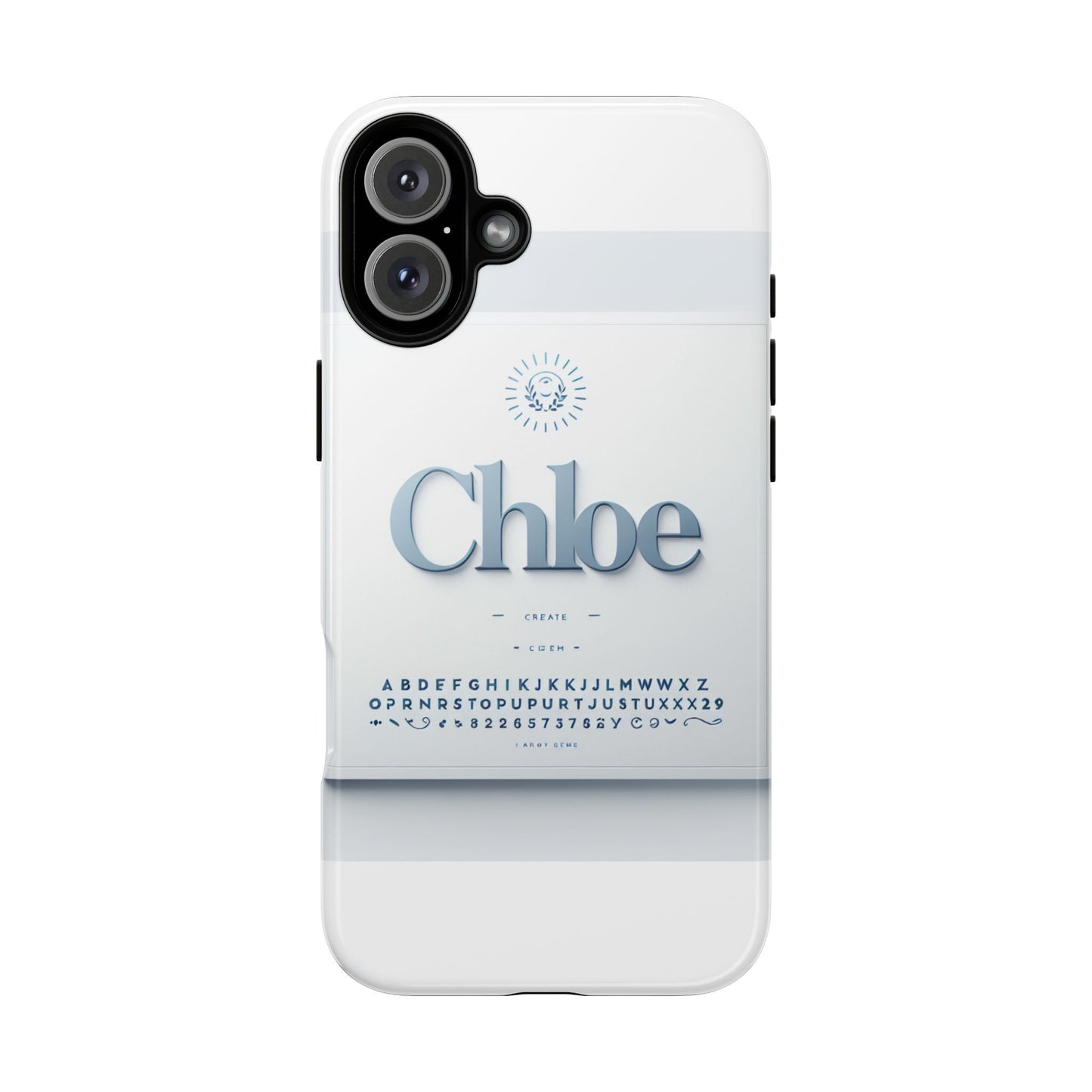 vibrant 3d protective phone case with playful blue alphabet design stylish accessory for self-expression compatible with iphone 13, 14, 15 & 16 – all models including pro, pro max & plus