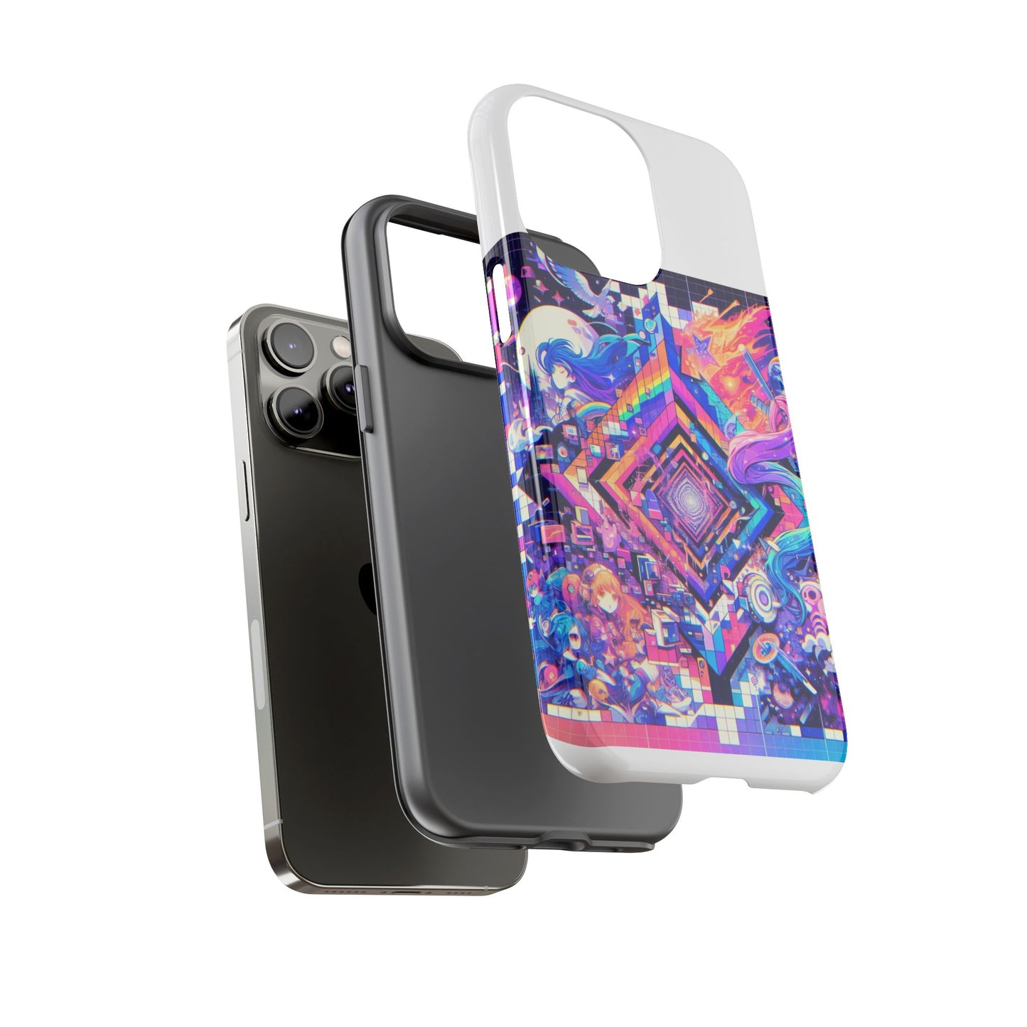 no cap just facts protective phone case for anime lovers