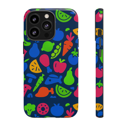 Vibrant 3D Fruit Pattern Protective Phone Case with Glossy Finish for Stylish Protection, Compatible with iPhone 13, 14, 15 & 16 – all models including Pro, Pro Max & Plus
