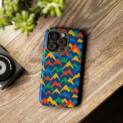 Vibrant 3D Mountain Design Phone Case for Stylish Protection – Unique Accessory Compatible with iPhone 13, 14, 15 & 16 – all models including Pro, Pro Max & Plus