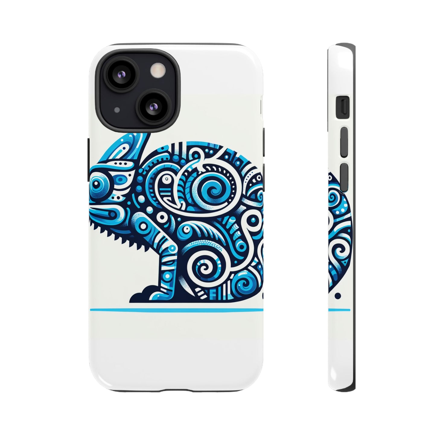 vibrant 3d chameleon design protective phone case for creative individuals stylish protection compatible with iphone 13, 14, 15 & 16 – all models including pro, pro max & plus