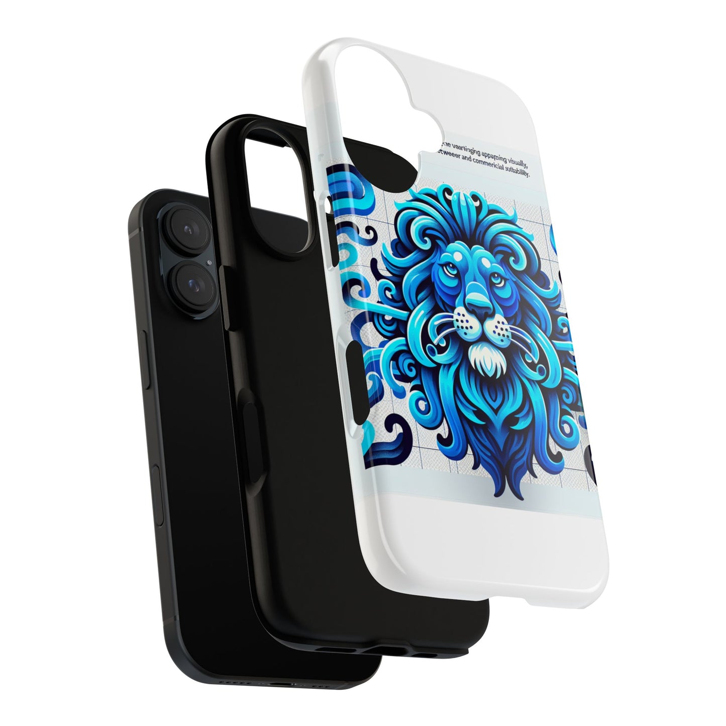 vibrant 3d lion art phone case for stylish protection and self-expression compatible with iphone 13, 14, 15 & 16 – all models including pro, pro max & plus