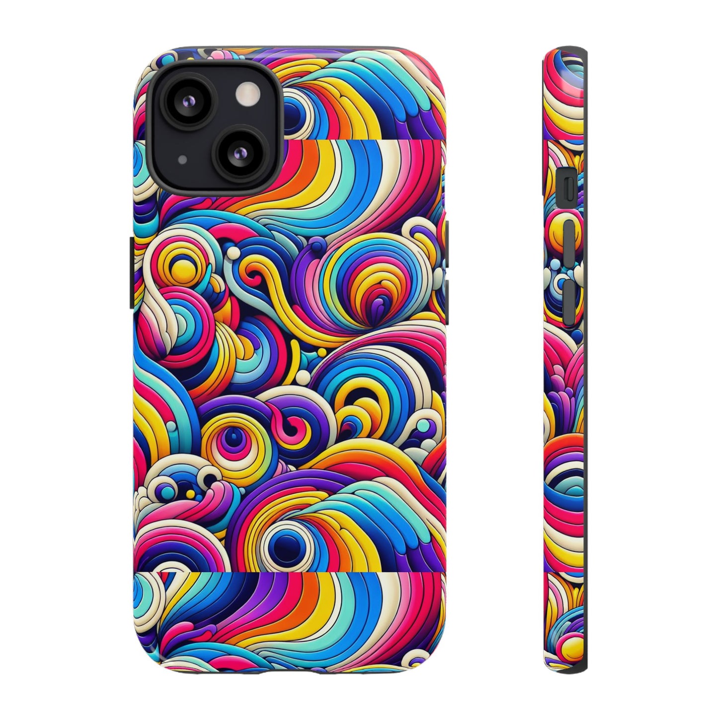 pink pattern image 5 protective phone case with 3d wrap design for stylish smartphone protection