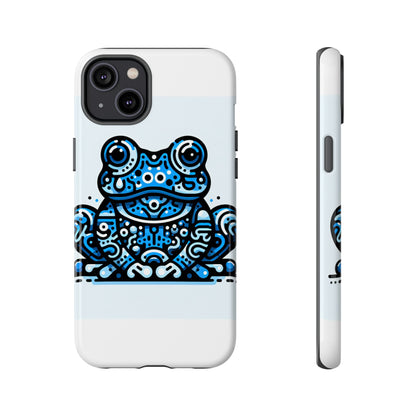 Vibrant 3D Blue Animal Print Protective Phone Case for Bold Individuals – Stylish Protection Compatible with iPhone 13, 14, 15 & 16 – All Models Including Pro, Pro Max & Plus