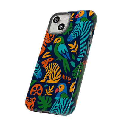 Vibrant 3D Animal Print Phone Case for Stylish Protection – Unique Accessory for Men and Women Compatible with iPhone 13, 14, 15 & 16 – all models including Pro, Pro Max & Plus