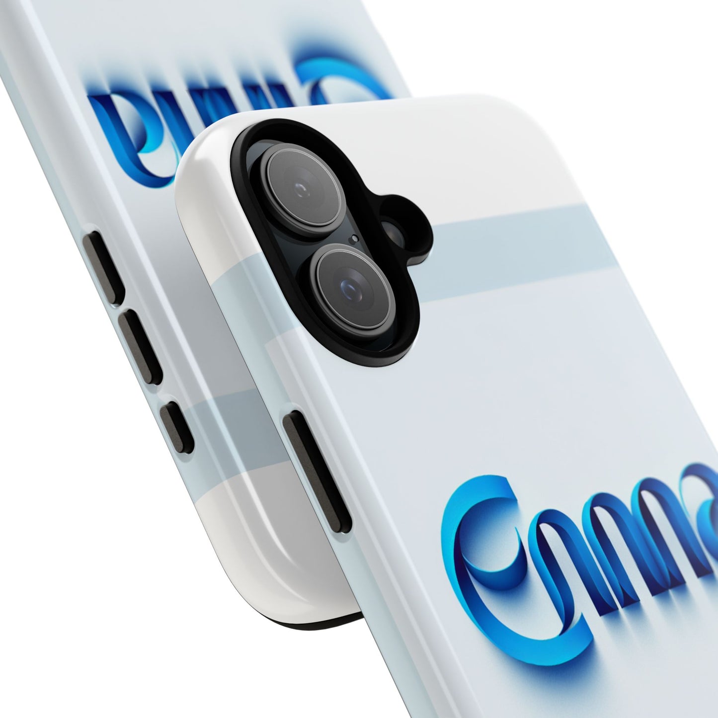 sleek 3d wrap protective phone case in blue glossy design for stylish protection compatible with iphone 13, 14, 15 & 16 – all models including pro, pro max & plus