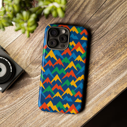 Vibrant 3D Mountain Design Phone Case for Stylish Protection – Unique Accessory Compatible with iPhone 13, 14, 15 & 16 – all models including Pro, Pro Max & Plus