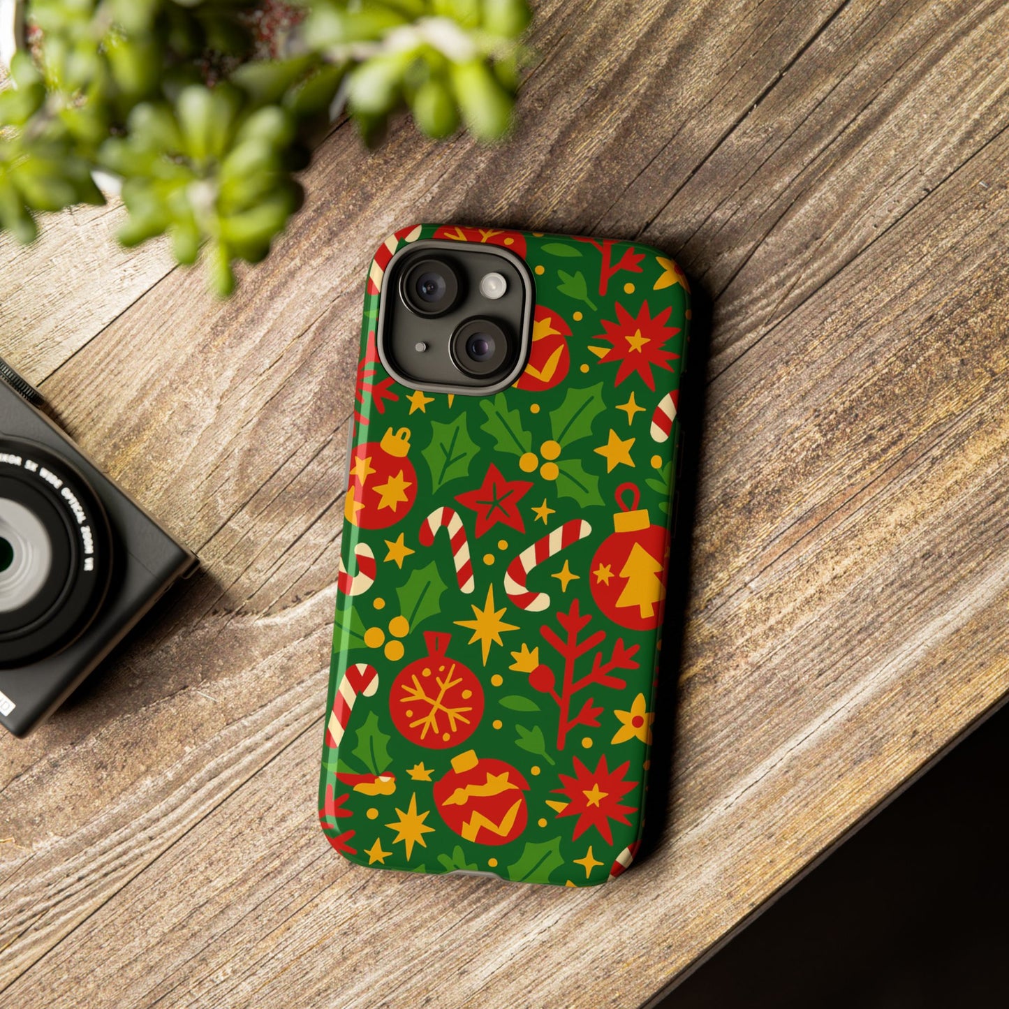 vibrant christmas themed 3d wrap phone case for smartphones - fun holiday accessory for self-expression compatible with iphone 13, 14, 15 & 16 – all models including pro, pro max & plus