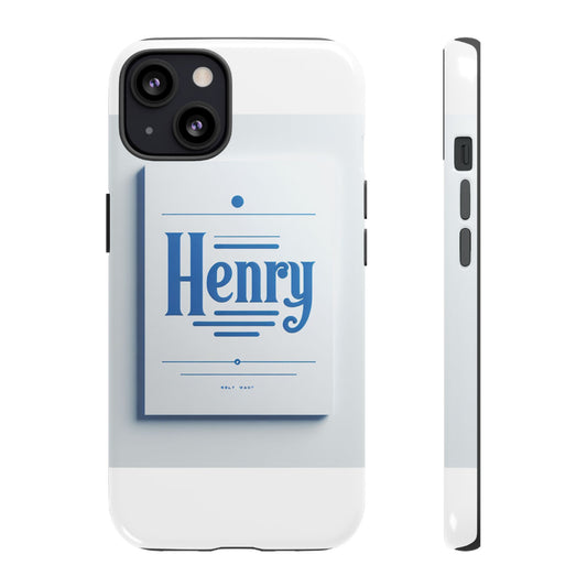 Stylish Blue Typographic Phone Case for Men and Women, Durable Protection, Unique Design, Compatible with iPhone 13, 14, 15 & 16 – all models including Pro, Pro Max & Plus