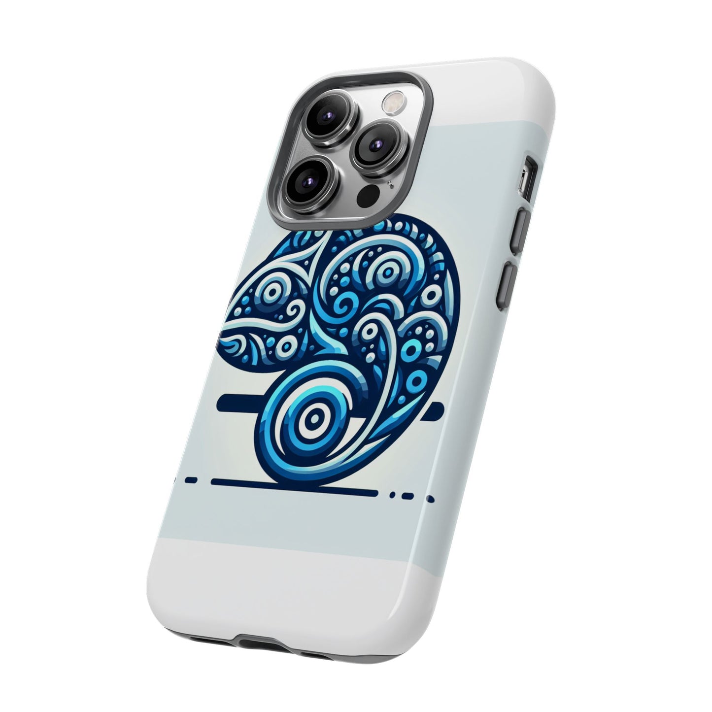 vibrant 3d blue animal design protective phone case – unique accessory for self-expression compatible with iphone 13, 14, 15 & 16 – all models including pro, pro max & plus
