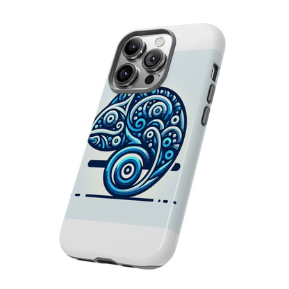Vibrant 3D Blue Animal Design Protective Phone Case – Unique Accessory for Self-Expression Compatible with iPhone 13, 14, 15 & 16 – all models including Pro, Pro Max & Plus