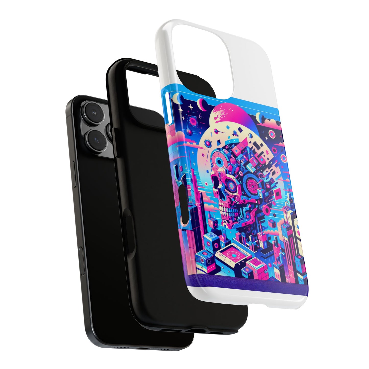 skibidi state certified protective phone case for anime lovers, durable 3d wrap design, uv protected, stylish shock absorbing silicone liner
