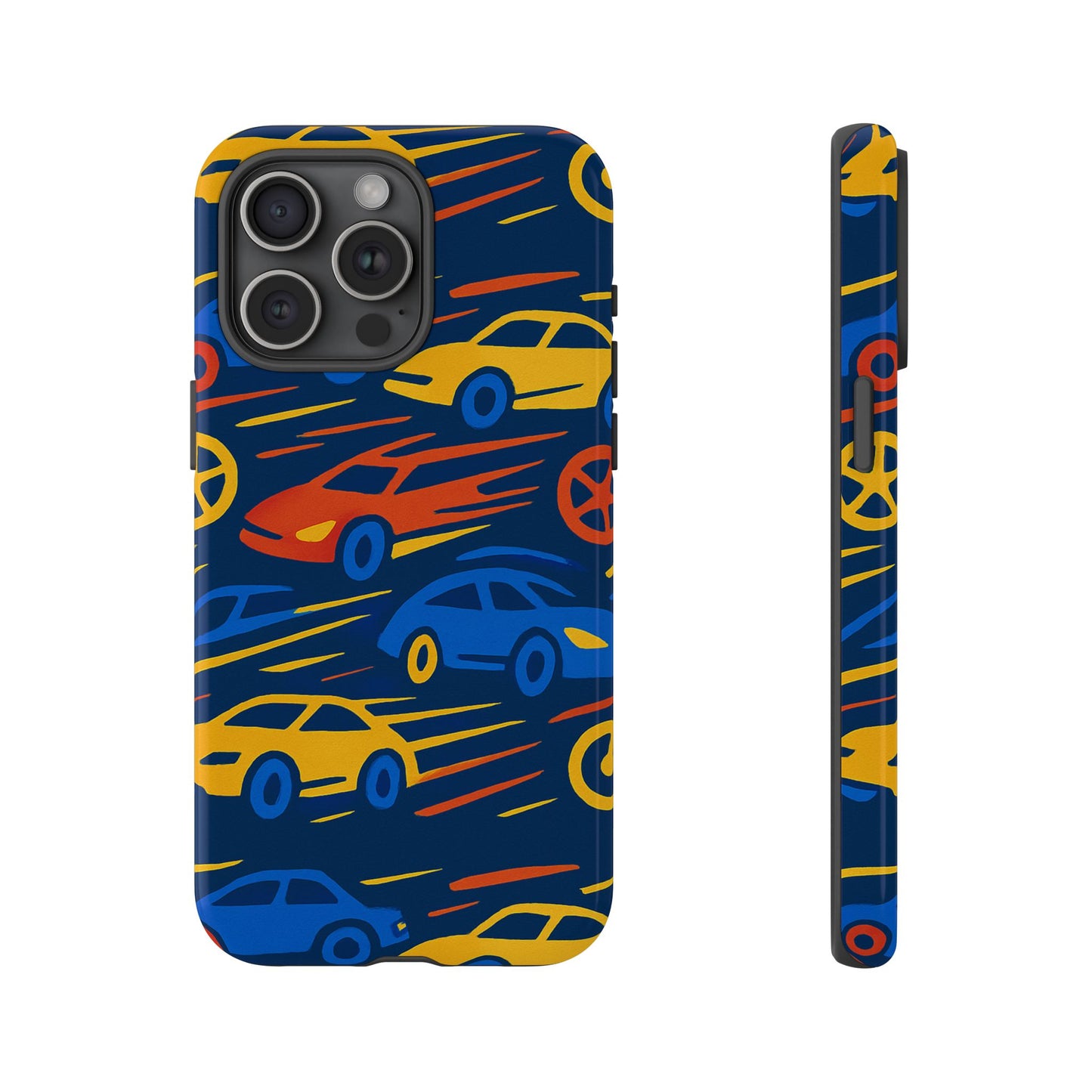 vibrant 3d car design protective phone case for smartphones stylish accessory for expressive individuals compatible with iphone 13, 14, 15 & 16 – all models including pro, pro max & plus