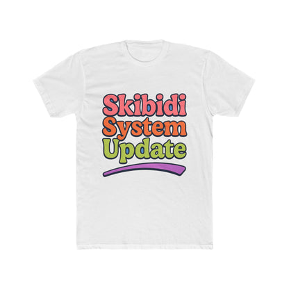 Skibidi System Update Meme Multicolor Unisex T-Shirt - Funny Graphic Tee for All Ages