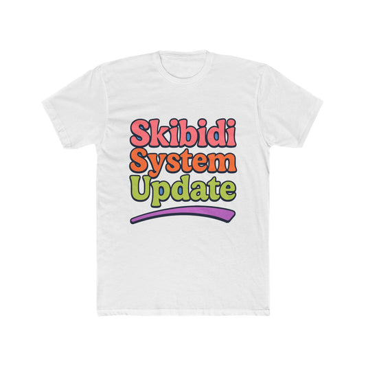 Skibidi System Update Meme Multicolor Unisex T-Shirt - Funny Graphic Tee for All Ages