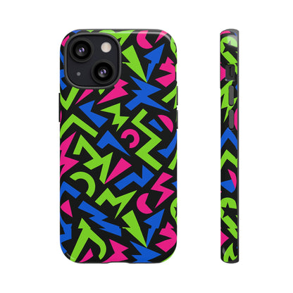 Y2K Multicolour 4 Protective Phone Case with 3D Design – Stylish Protection for Unisex Smartphones Compatible with iPhone 13, 14, 15 & 16 – All Models Including Pro, Pro Max & Plus