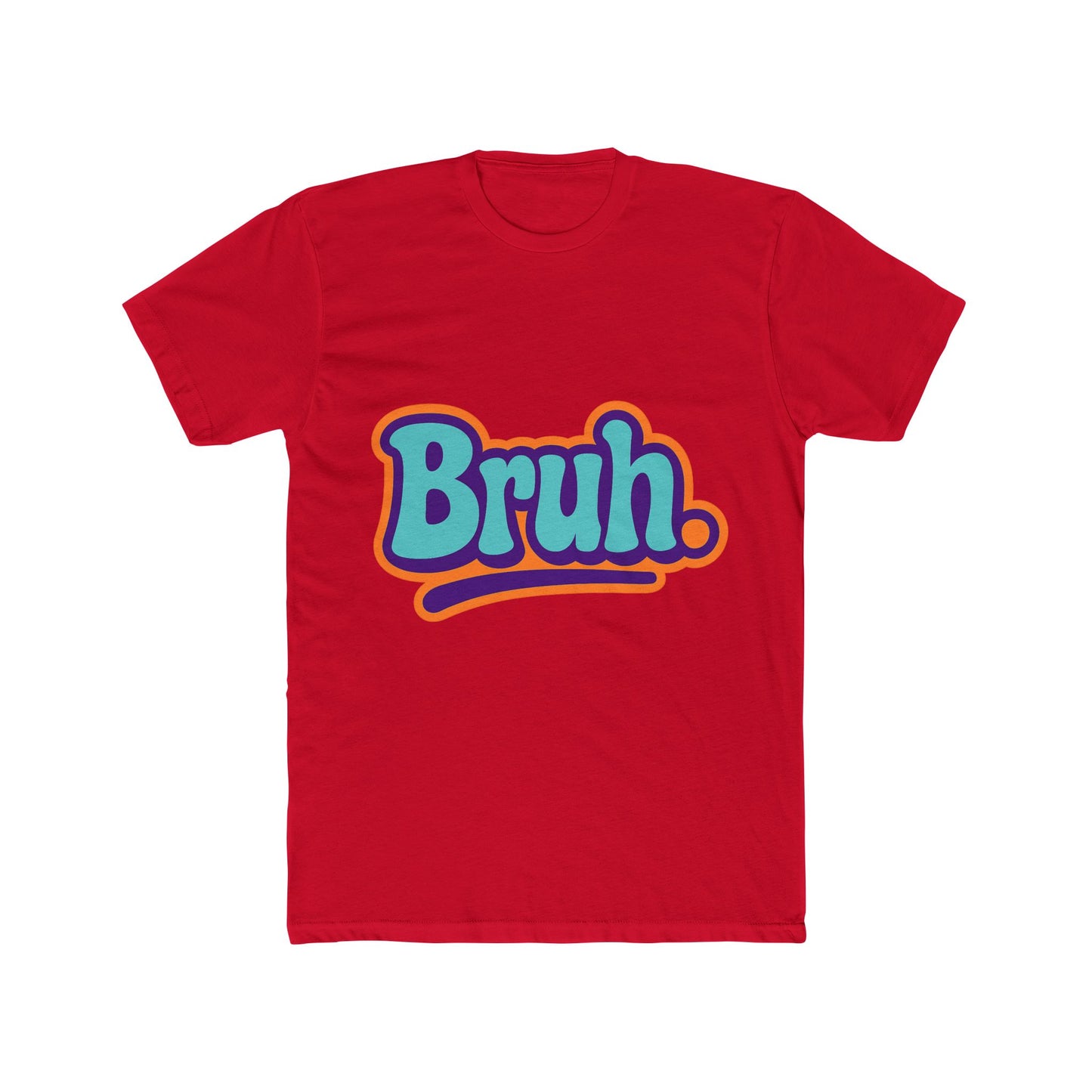 funny bruh meme multicolor unisex t-shirt - humorous graphic tee for men women - soft, stylish novelty t-shirt