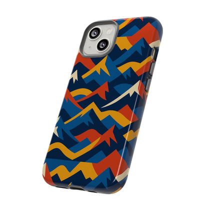 Vibrant 3D Mountain Design Protective Phone Case for Unique Accessory Lovers Compatible with iPhone 13, 14, 15 & 16 – all models including Pro, Pro Max & Plus