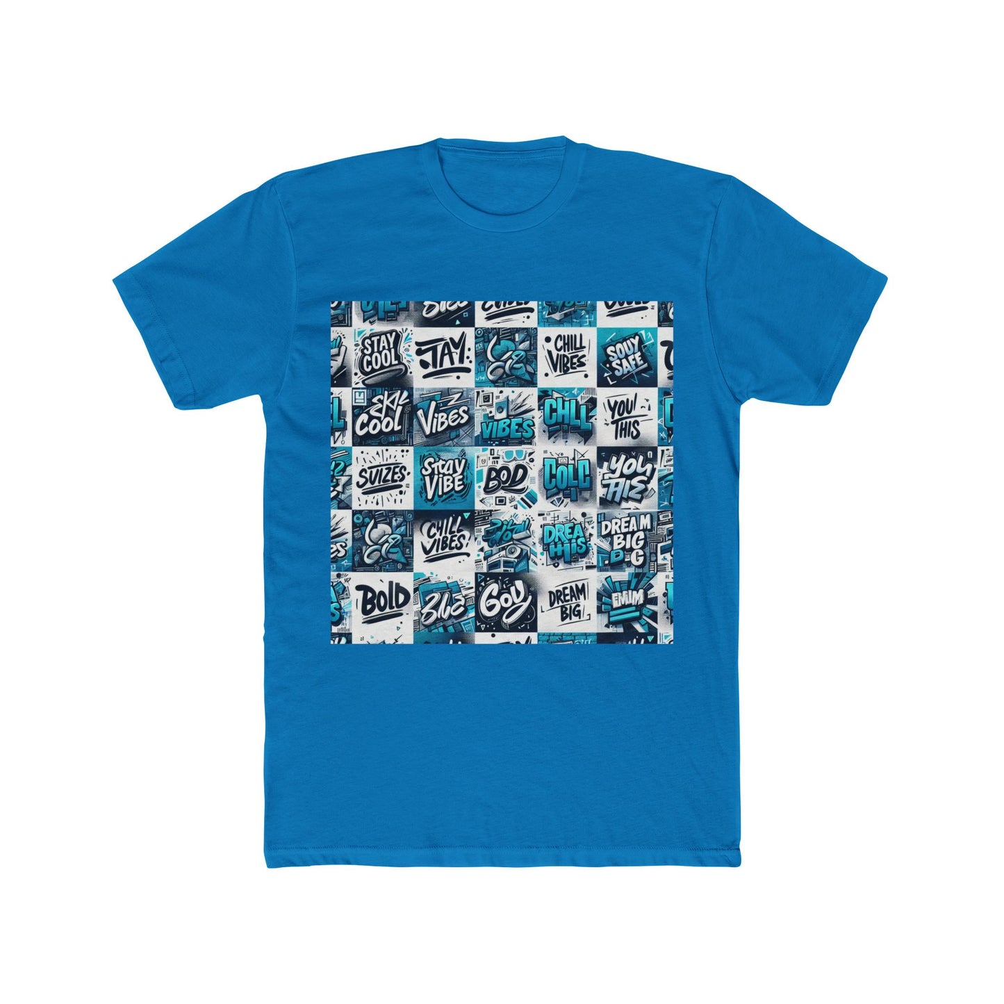 unisex t-shirt - aesthetic blue 1: timeless elegance in every stitch