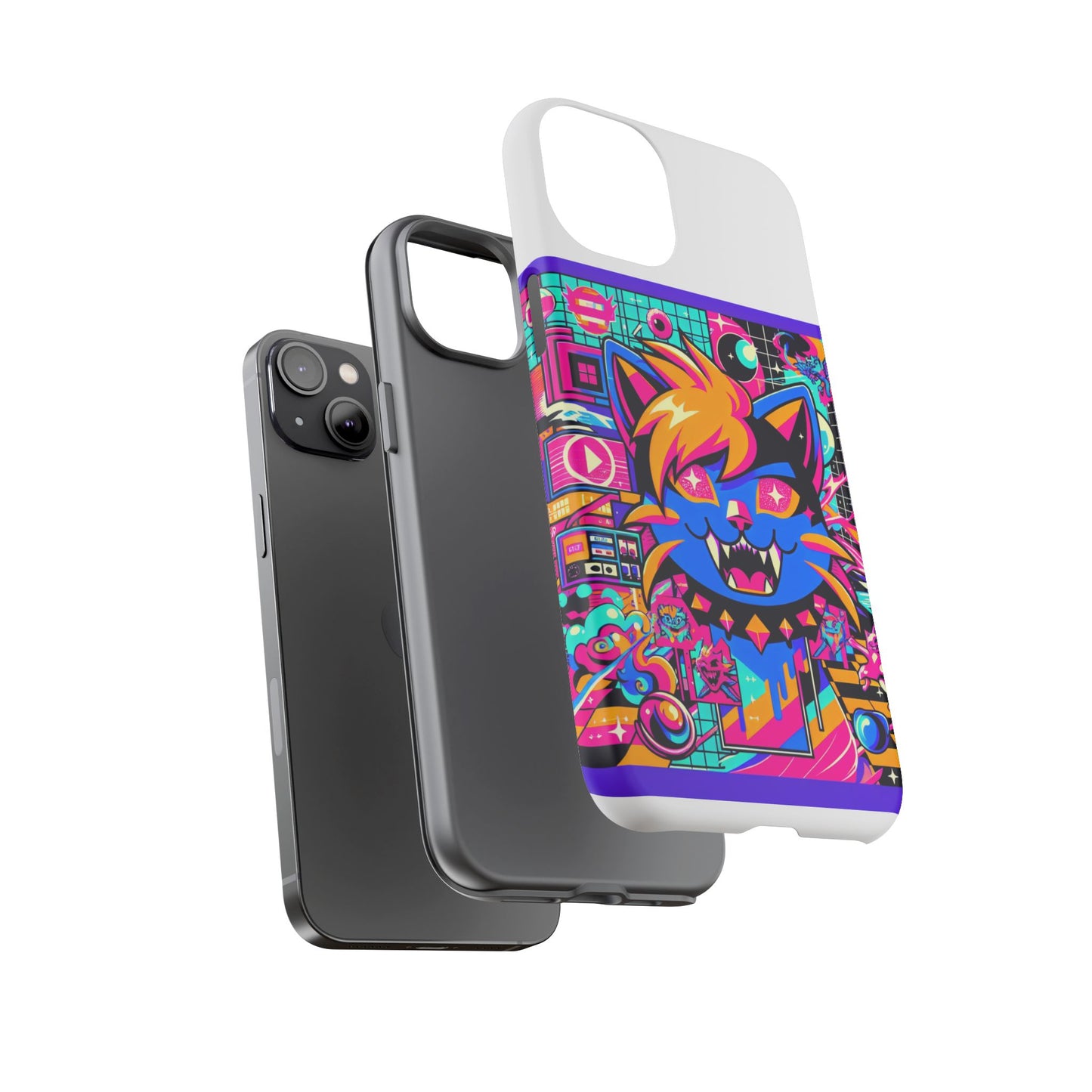 mewing master protective phone case with 3d wrap design