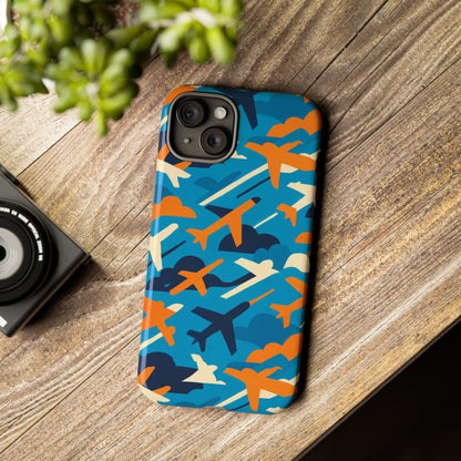 Vibrant Aviation-Themed Protective Phone Case with 3D Wrap Design – Stylish Accessory for Self-Expression – Compatible with iPhone 13, 14, 15 & 16 – all models including Pro, Pro Max & Plus