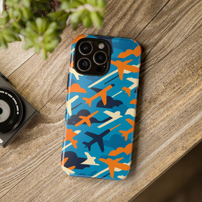 Vibrant Aviation-Themed Protective Phone Case with 3D Wrap Design – Stylish Accessory for Self-Expression – Compatible with iPhone 13, 14, 15 & 16 – all models including Pro, Pro Max & Plus