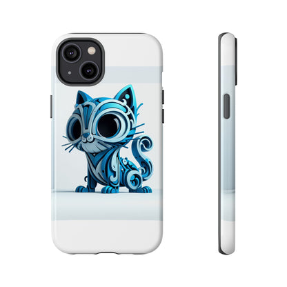 Vibrant 3D Cat Design Phone Case – Playful Protection Accessory for Self-Expression – Compatible with iPhone 13, 14, 15 & 16 – all models including Pro, Pro Max & Plus