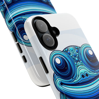 Vibrant 3D Animal-Inspired Phone Case in Blue for Stylish Protection and Unique Expression Compatible with iPhone 13, 14, 15 & 16 – all models including Pro, Pro Max & Plus