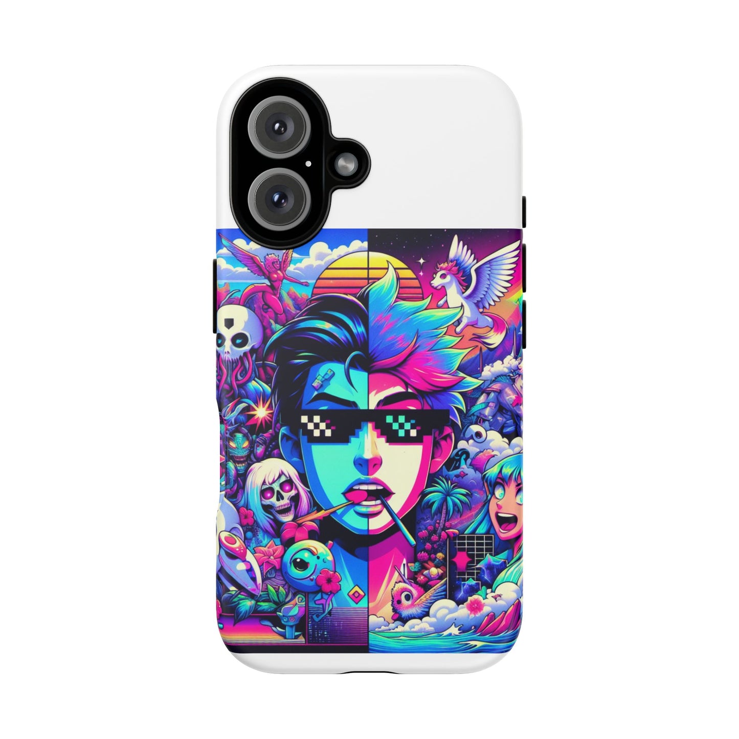 skibidi on sight protective phone case for anime lovers