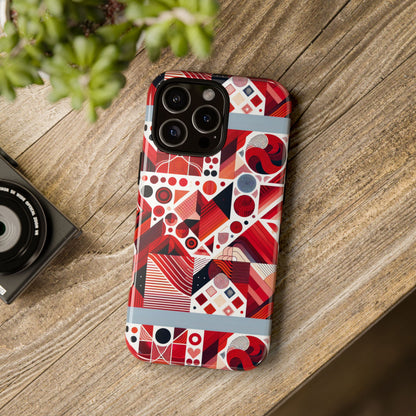 Pattern Image 8 Vibrant Shockproof Phone Case for Kids and Teens with Abstract Geometric Design Compatible with iPhone 13, 14, 15 & 16 – all models including Pro, Pro Max & Plus