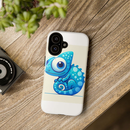 Vibrant 3D Cartoon Chameleon Phone Case for Adults and Teens Stylish Protection Compatible with iPhone 13, 14, 15 & 16 – All Models Including Pro, Pro Max & Plus