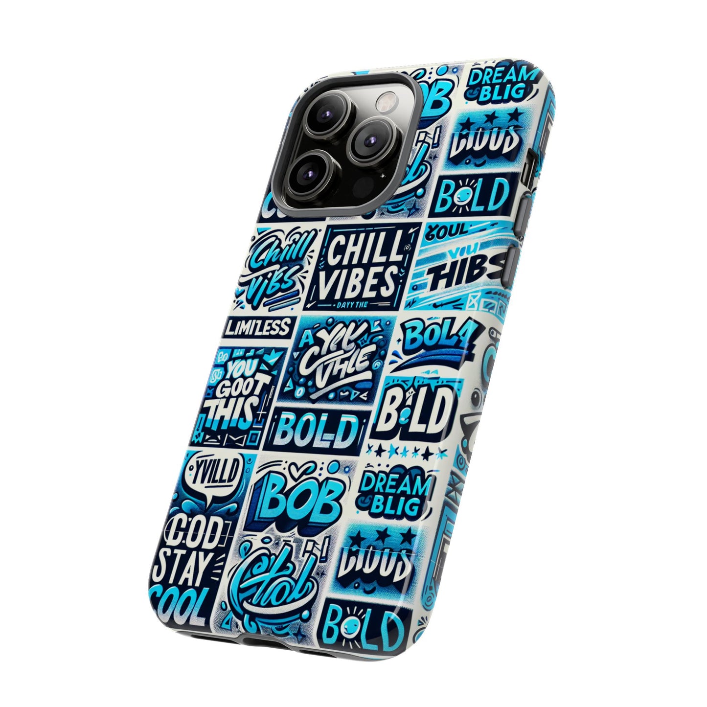 blue pattern image 8 vibrant 3d wrap phone case for men women shock absorbing durable silicone cover with uv protection