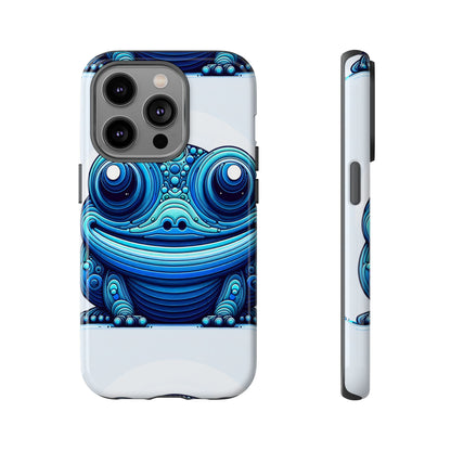 Cool Blue Animal Create 4 3D Wrap Protective Phone Case for Smartphones with Vibrant Animal Design and Shock Absorption