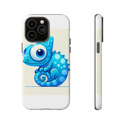 Vibrant 3D Cartoon Chameleon Phone Case for Adults and Teens Stylish Protection Compatible with iPhone 13, 14, 15 & 16 – All Models Including Pro, Pro Max & Plus