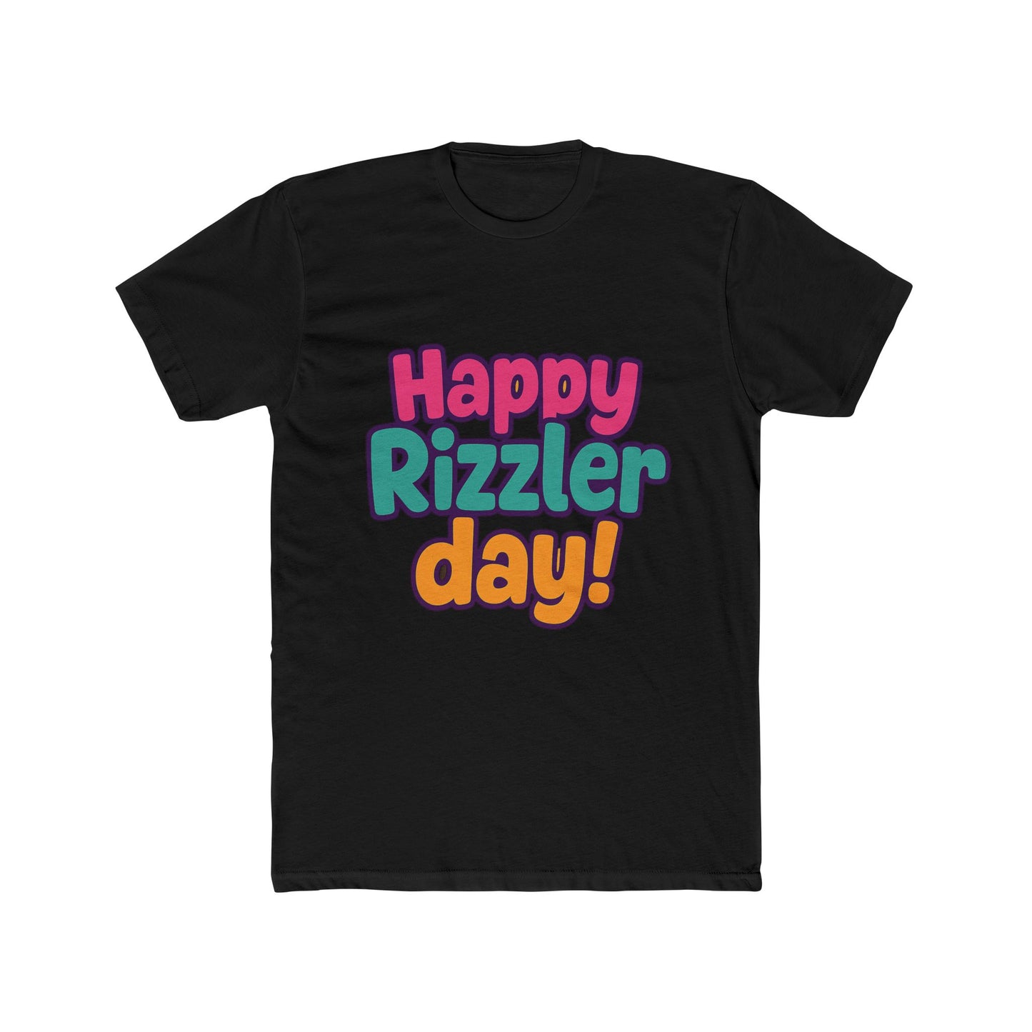 celebrate happy rizzler day with our multicolor unisex t-shirt – perfect gift for any occasion, comfortable fit