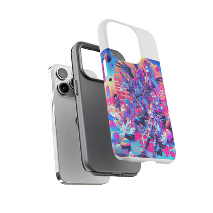 Zero Npc Energy Vibrant 3D Protective Phone Case for Anime Lovers