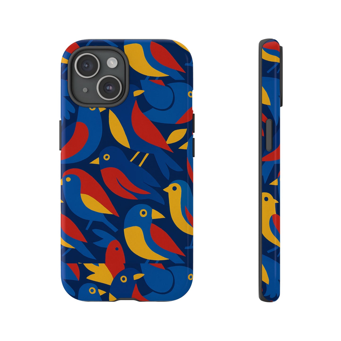 vibrant 3d wrap protective phone case with colourful bird design stylish accessory for men and women compatible with iphone 13, 14, 15 & 16 – all models including pro, pro max & plus