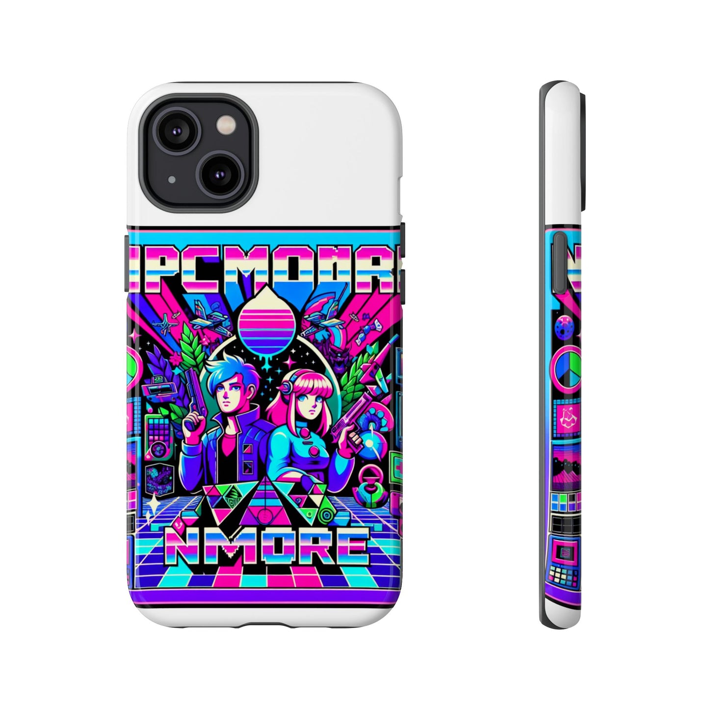 npc no more 3d wrap protective phone case for anime lovers