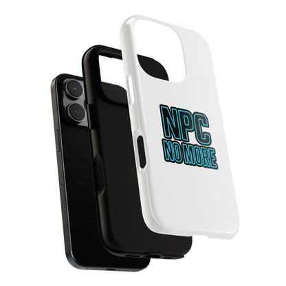 Tough Cases - NPC No More Phone Case for Gamers & Meme Lovers - Stylish Protective Cover for Trendsetters, Shock-Absorbing Design, Ideal Gift for Tech Enthusiasts