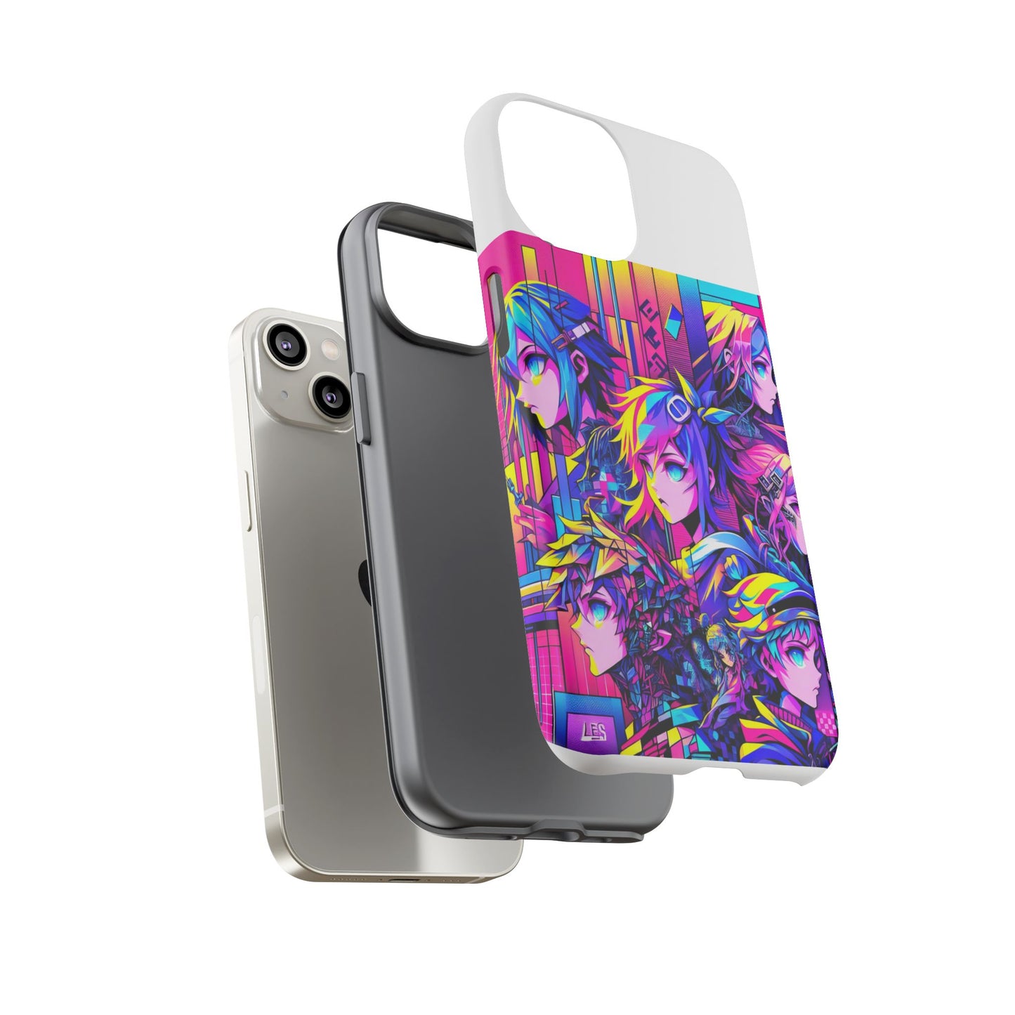 cap-free culture protective phone case with 3d wrap design, durable silicone liner, uv resistant, ideal gift for anime and comic fans