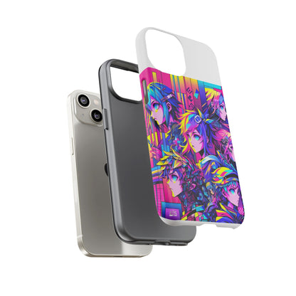 Cap-Free Culture Protective Phone Case with 3D Wrap Design, Durable Silicone Liner, UV Resistant, Ideal Gift for Anime and Comic Fans