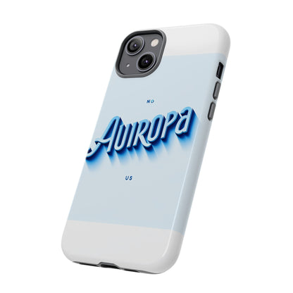 Protective Phone Case with Retro Typography Design in Blue for Stylish Protection, Compatible with iPhone 13, 14, 15 & 16 – all models including Pro, Pro Max & Plus