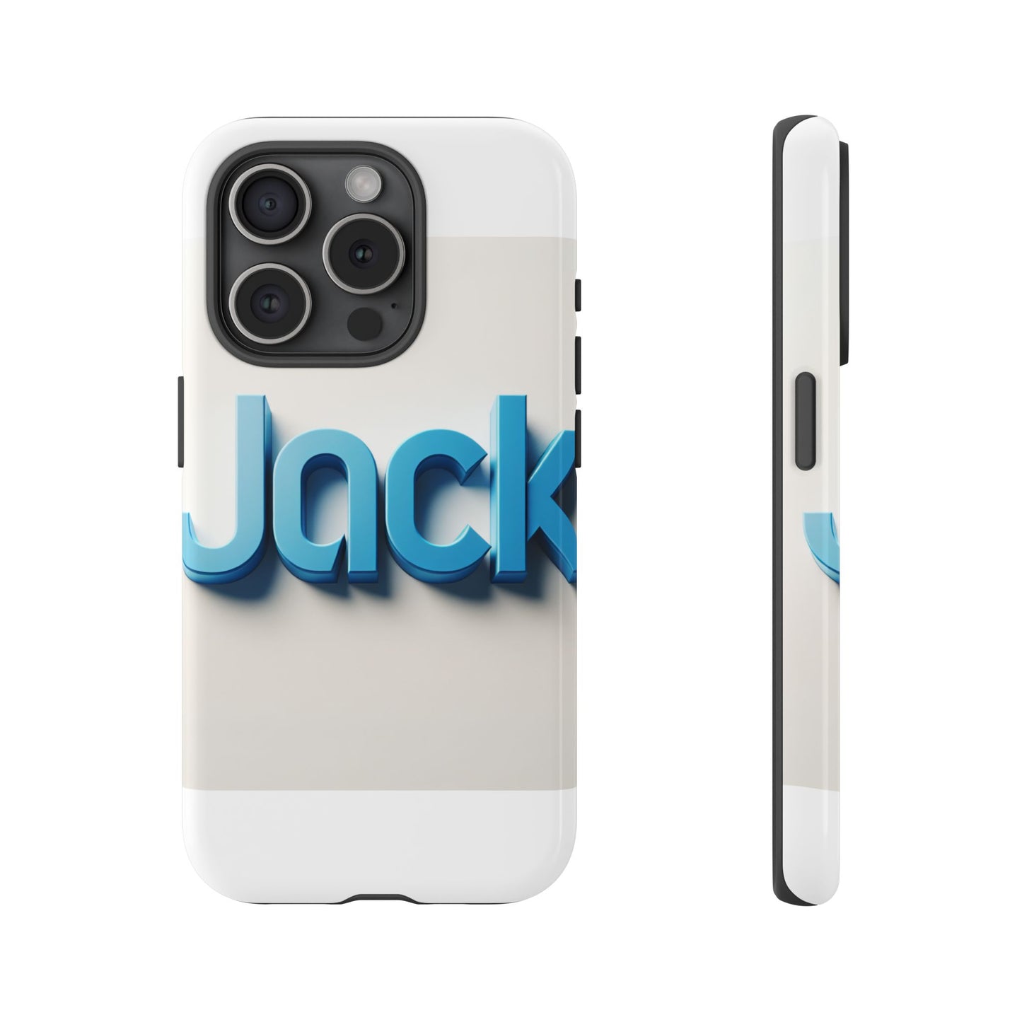 vibrant blue 3d text phone case for stylish protection, unique retro design for men and women, compatible with iphone 13, 14, 15 & 16 – all models including pro, pro max & plus