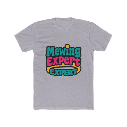 Mewing Expert Unisex T-Shirt - Alphabet Design, Multicolor, Casual Wear, Comfortable Tee for Men and Women, Stylish and Trendy Clothing, Perfect Gift Idea, Premium Quality