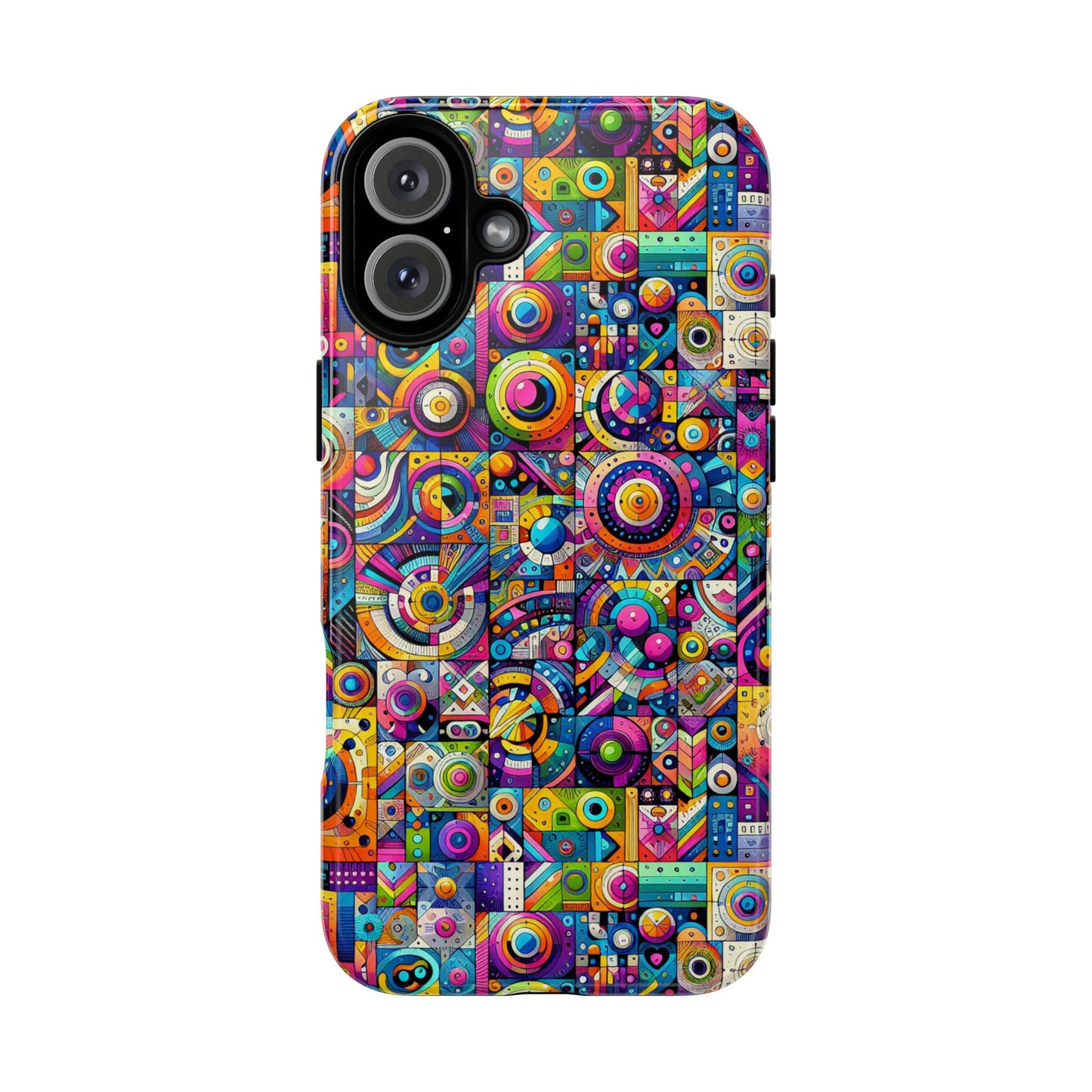pattern image 3 vibrant shockproof phone case for anime and comic fans - stylish protection and colourful art finish – compatible with iphone 13, 14, 15 & 16 – all models including pro, pro max & plus