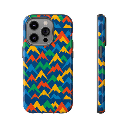 Vibrant 3D Mountain Design Phone Case for Stylish Protection – Unique Accessory Compatible with iPhone 13, 14, 15 & 16 – all models including Pro, Pro Max & Plus
