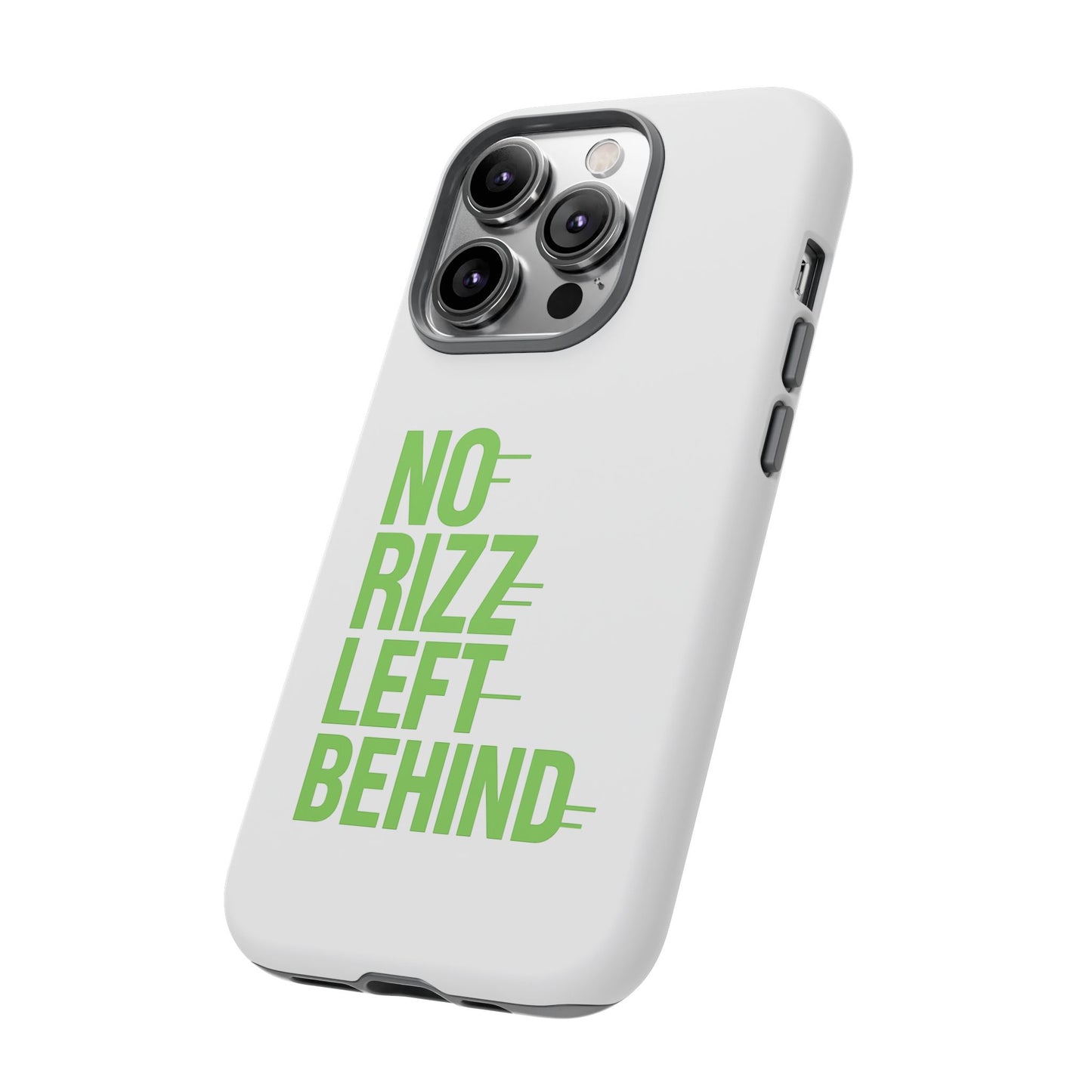 tough cases - no rizz left behind phone case for protection and style